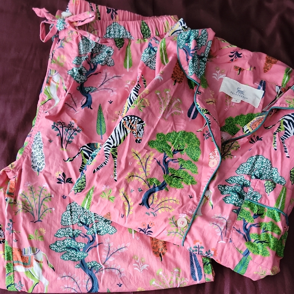 Printfresh Antelope's Forest Long PJ Set